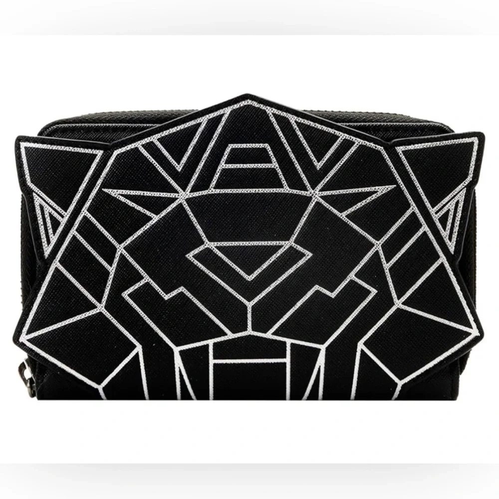 2pc Loungefly Black Panther-Wakanda Forever Mini Backpack 3 dimensional design